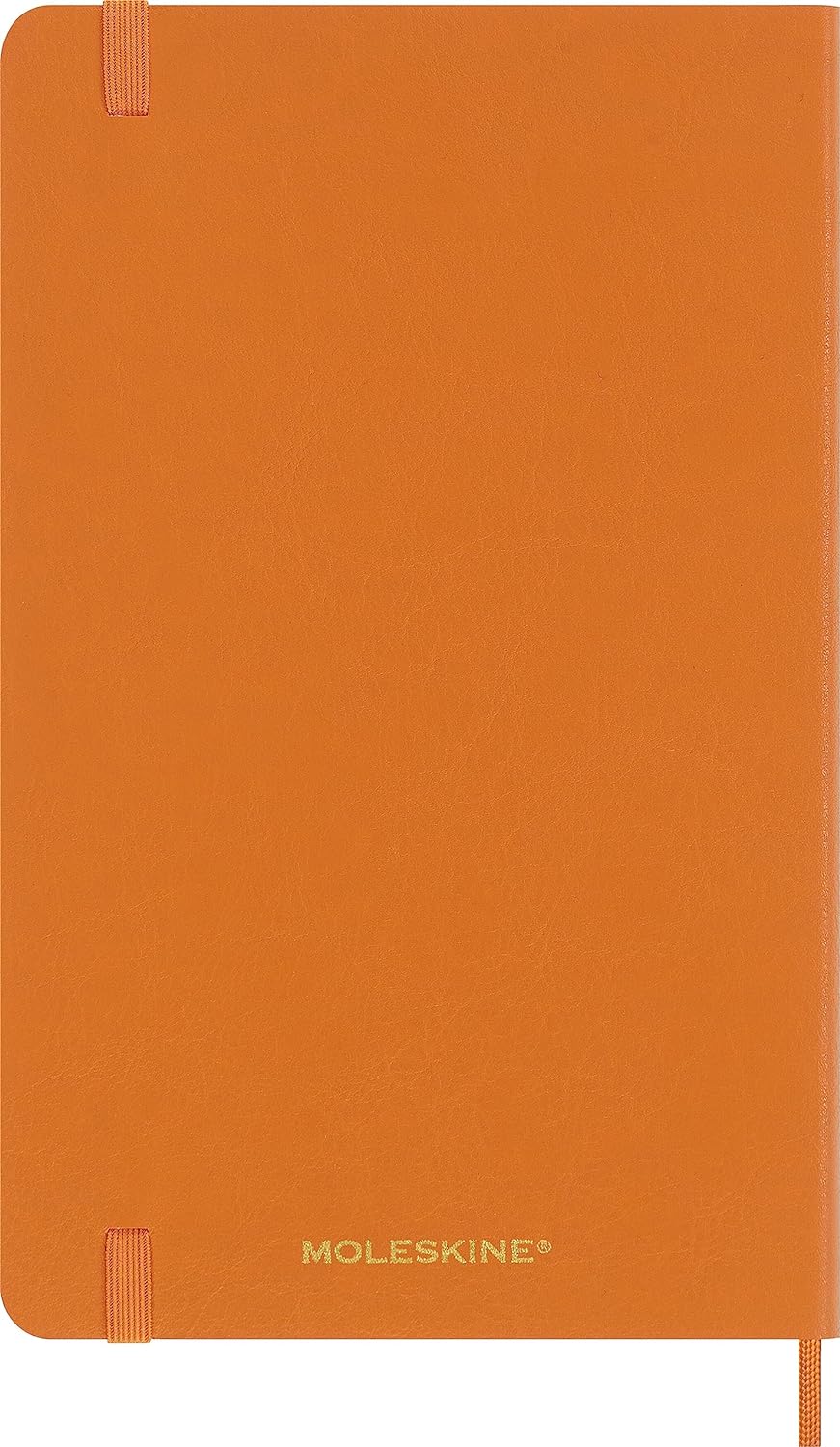 Carnet - Precious & Ethical with Gift Box - Large, Vegan Soft Cover, Ruled - Orange | Moleskine - 5 | YEO