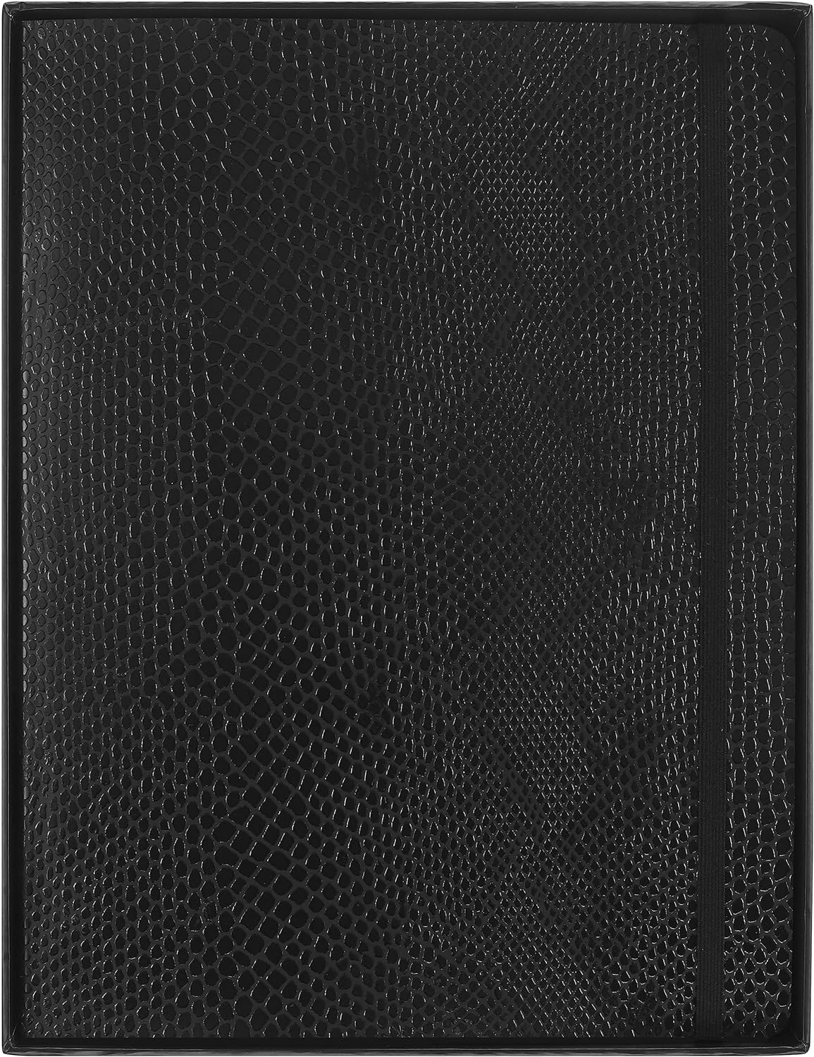 Carnet - Precious & Ethical with Gift Box - Python-Effect - XL, Vegan Soft Cover, Ruled - Black | Moleskine