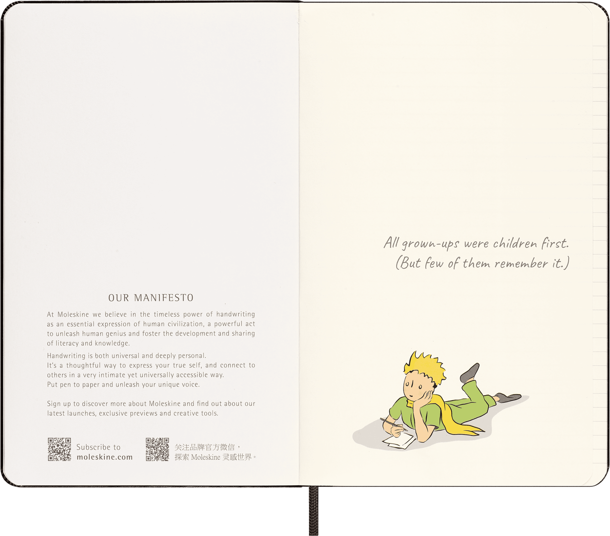 Carnet - Le Petit Prince with Gift Box - Large, Hard Cover, Ruled - Limited Edition | Moleskine - 2 | YEO