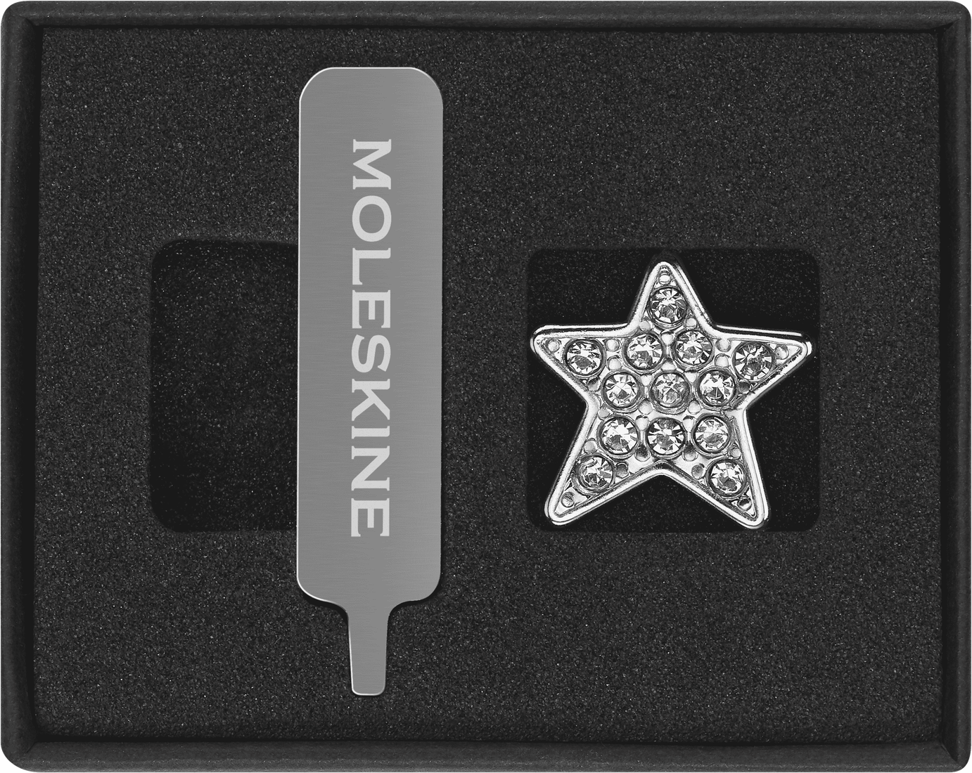 Accesoriu carnet - Star Crystal Pin - Silver | Moleskine - 3 | YEO