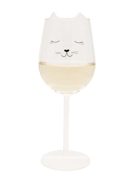 Pahar - Cat Wine Glass