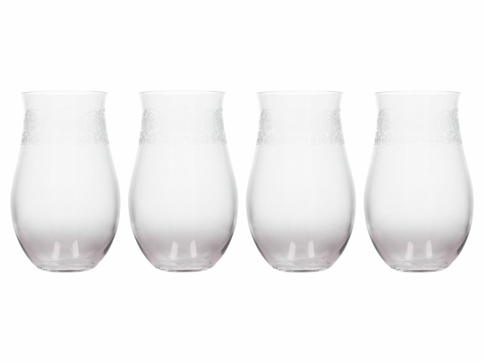 Set 4 pahare - Etched Stemless | Creative Tops