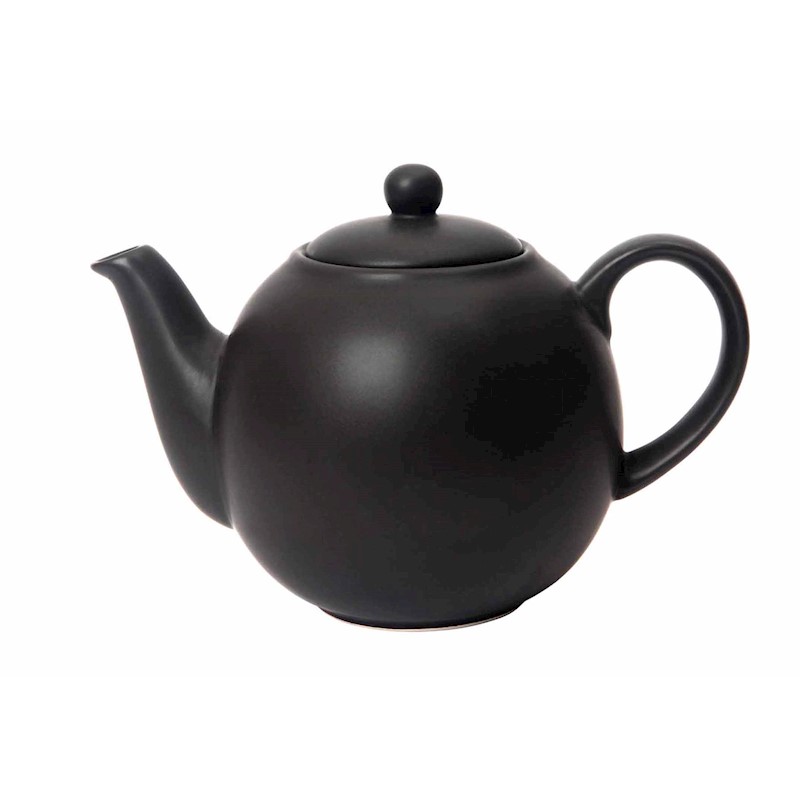 Ceainic London Pottery Globe- 6 CUP TEAPOT- MATT BLACK