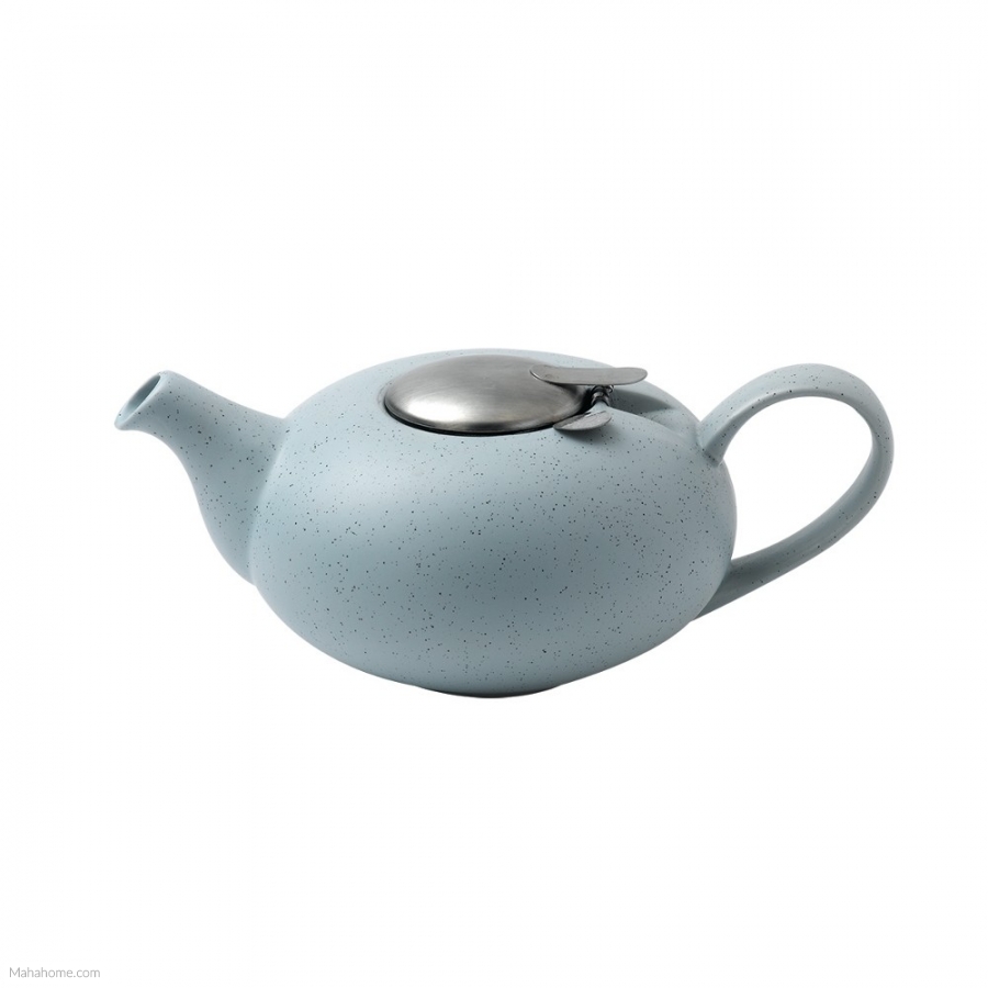 Ceainic-London Pottery Pebble- Filter 2 Cup Teapot- Light Blue | Creative Tops
