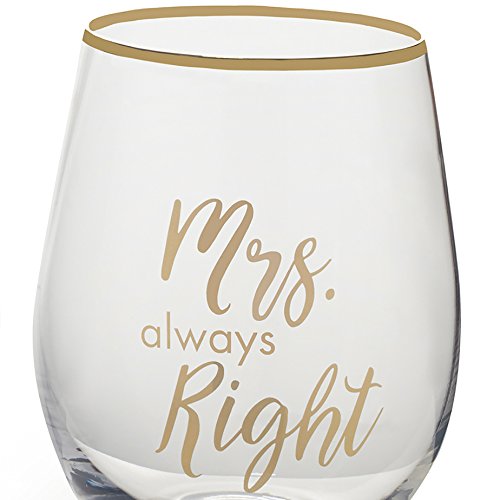 Set 2 pahare - Mr. Right and Mrs. Always Right | Creative Tops - 1 | YEO