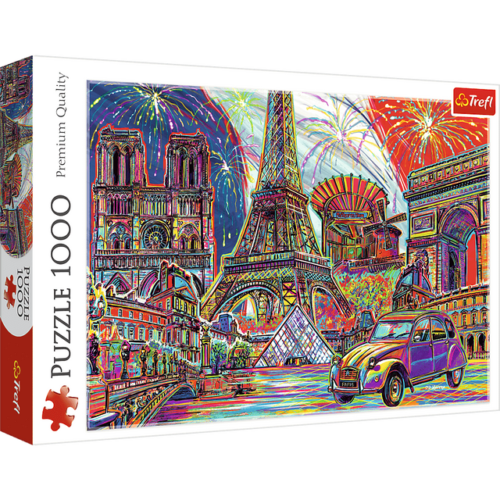 Puzzle 1000 piese - Colour of Paris | Trefl