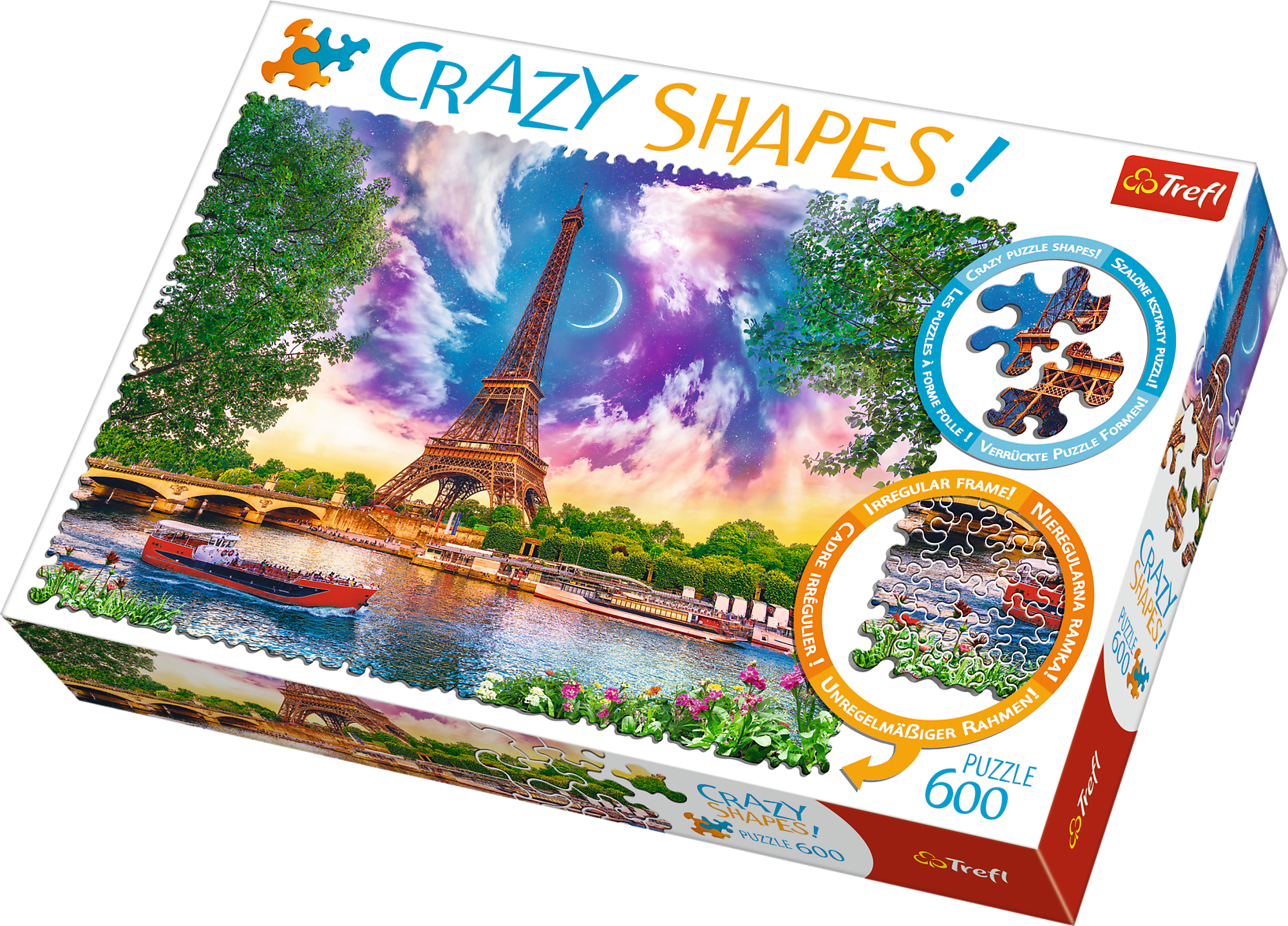Puzzle 600 piese - Cer de poveste la Paris | TREFL 600p