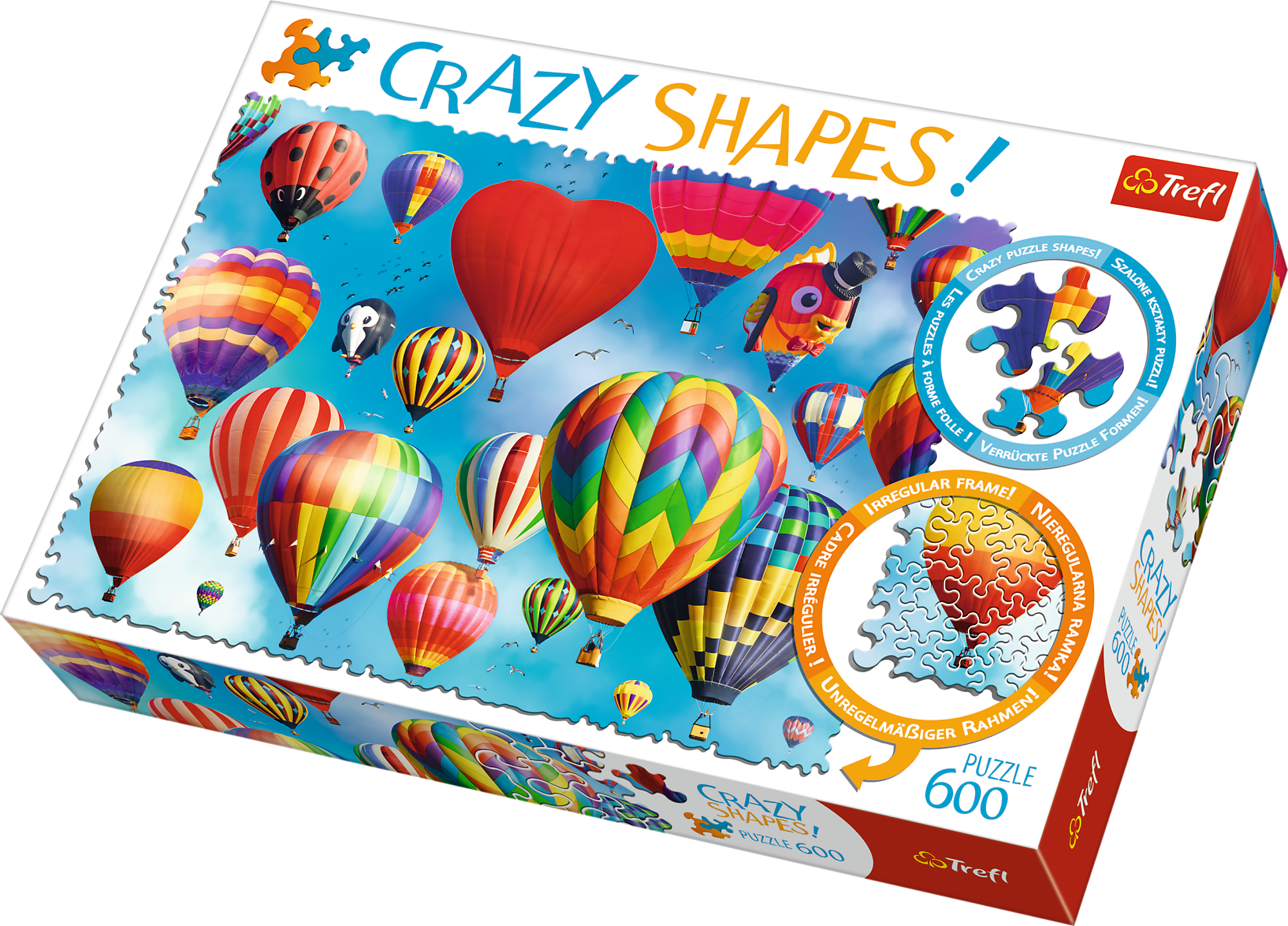 Puzzle 600 piese - Baloane colorate | Trefl