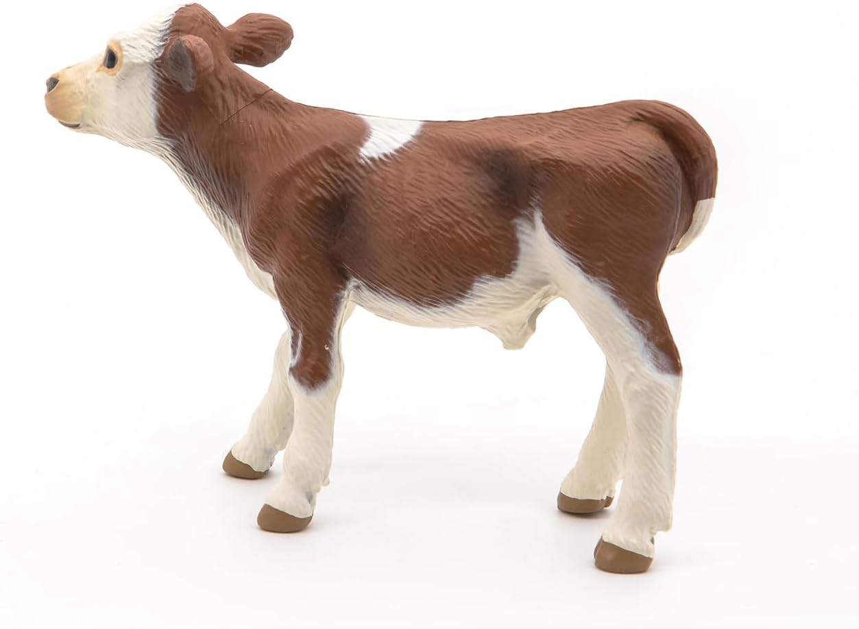 Figurina - Farmyard Friends - Simmental calf | Papo - 6 | YEO