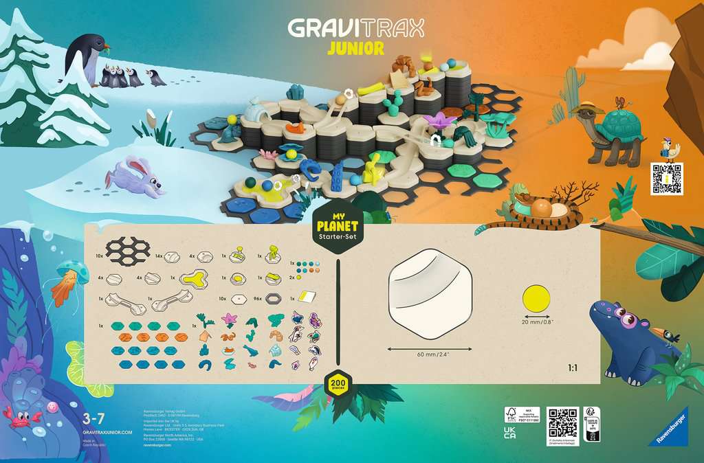 Set de constructie - GraviTrax Junior - Starter - My Planet | Ravensburger