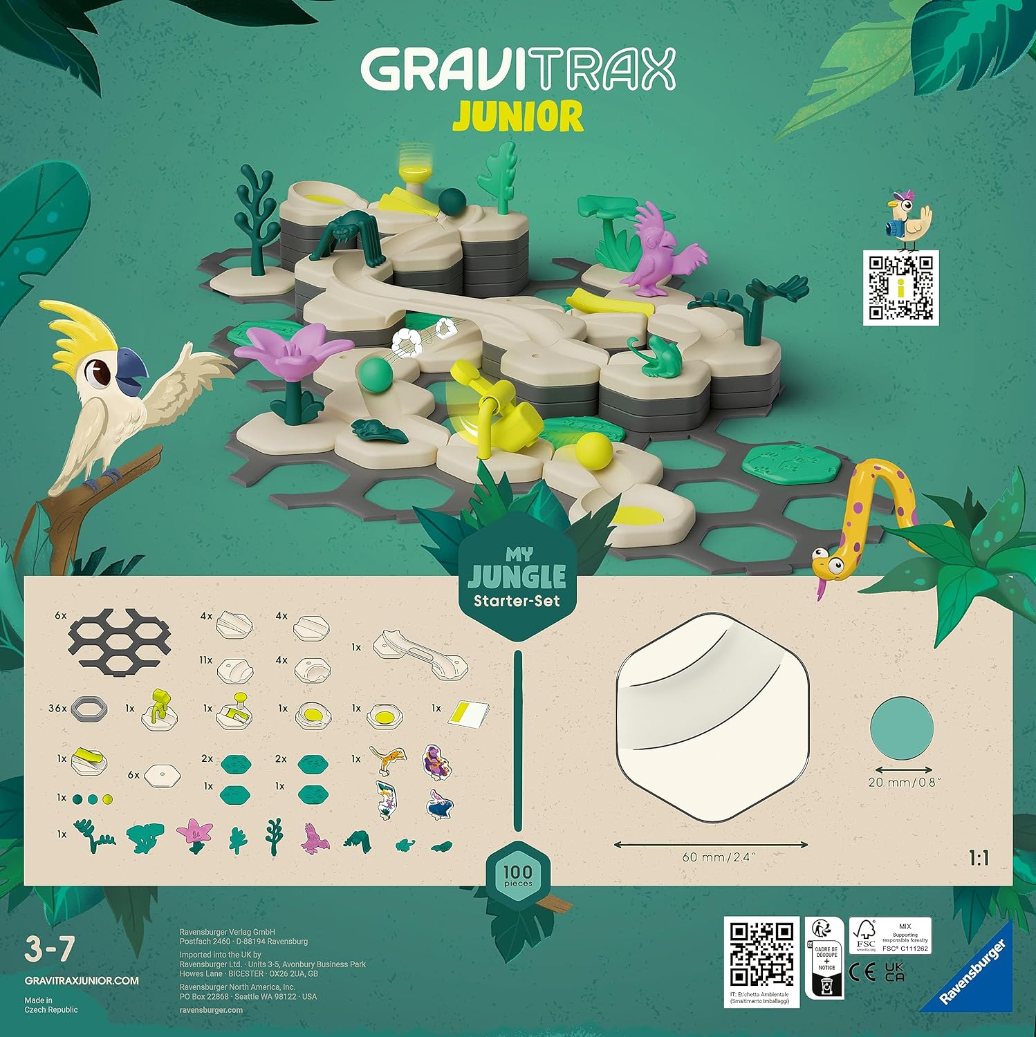 Set de constructie - GraviTrax Junior - Starter - My Jungle | Ravensburger