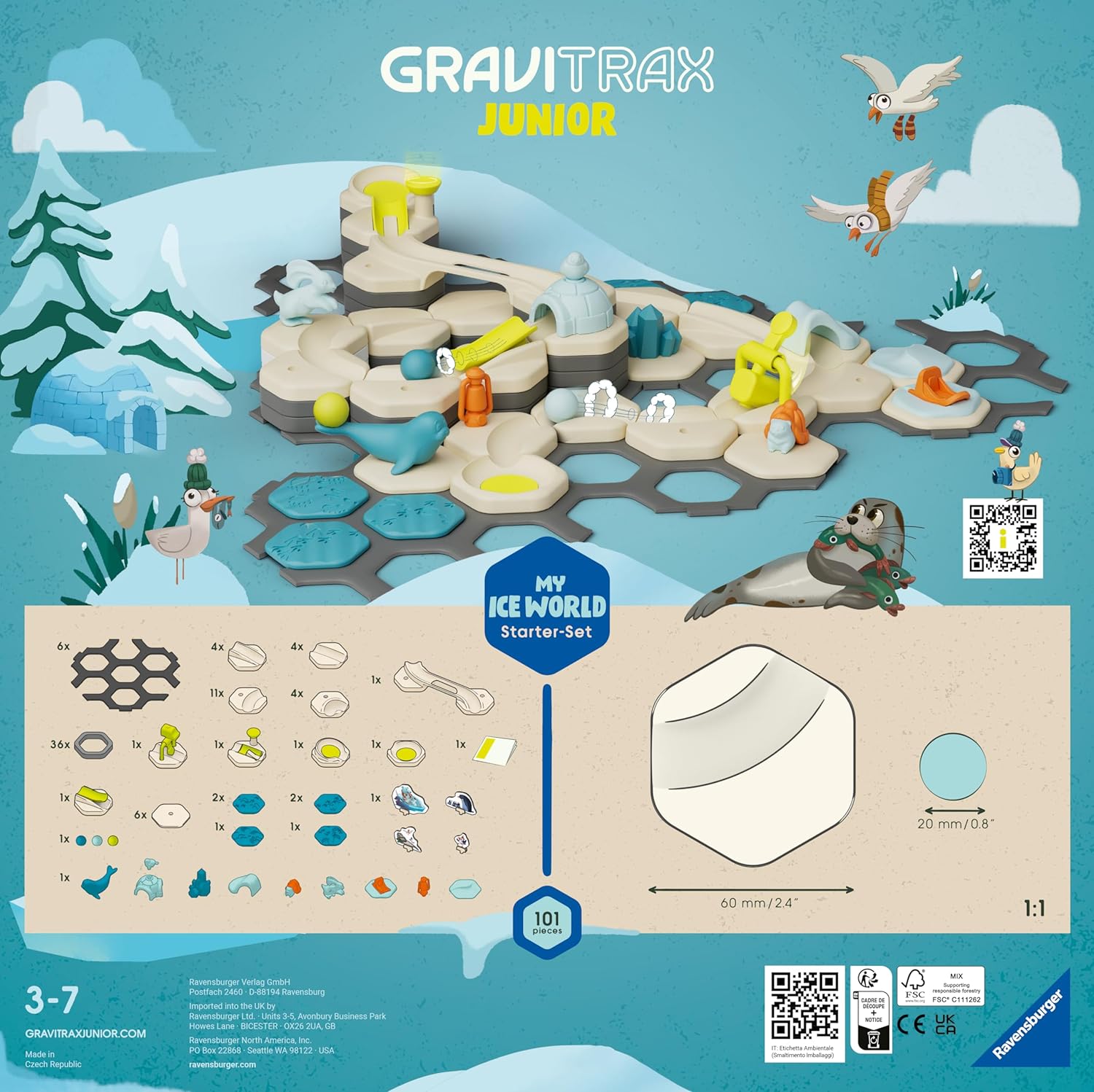 Set de constructie - GraviTrax Junior - Starter - My Ice World | Ravensburger