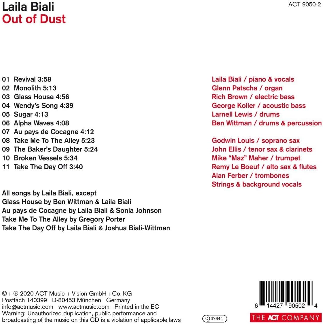 Out Of Dust | Laila Biali