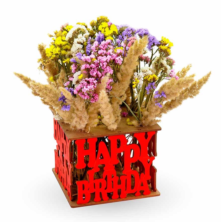 Puzzle 3D - Vaza decorativa - Happy Birthday | EWA
