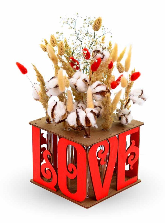 Puzzle 3D - Vaza decorativa - Love | EWA