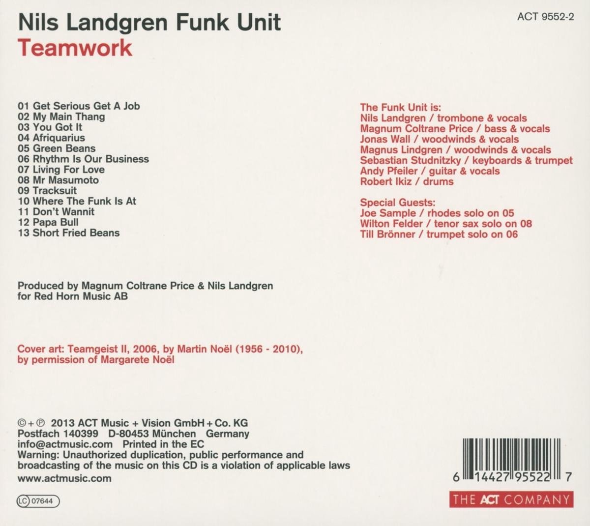 Teamwork | Nils Landgren Funk Unit