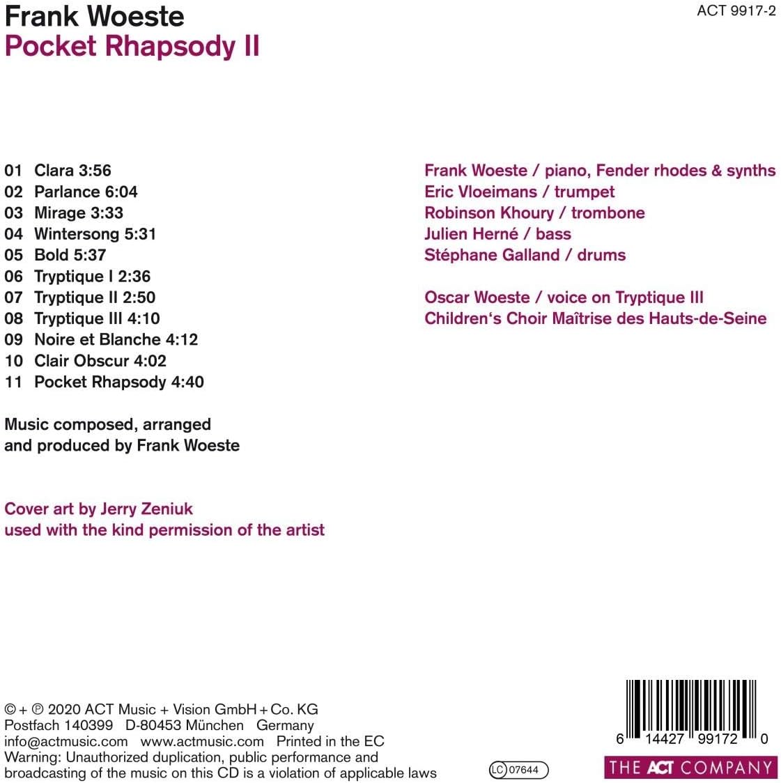 Pocket Rhapsody II | Frank Woeste