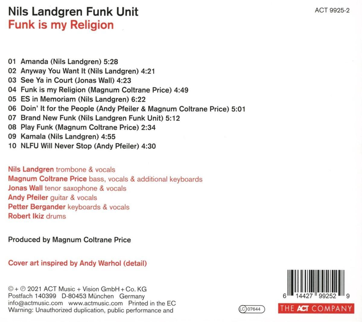 Funk Is My Religion | Nils Landgren Funk Unit