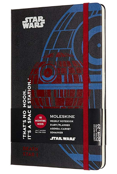 Agenda 2019-2020 - Moleskine 18 Months Weekly Notebook Diary and Planner - Large, Hard Cover, Star Wars | Moleskine