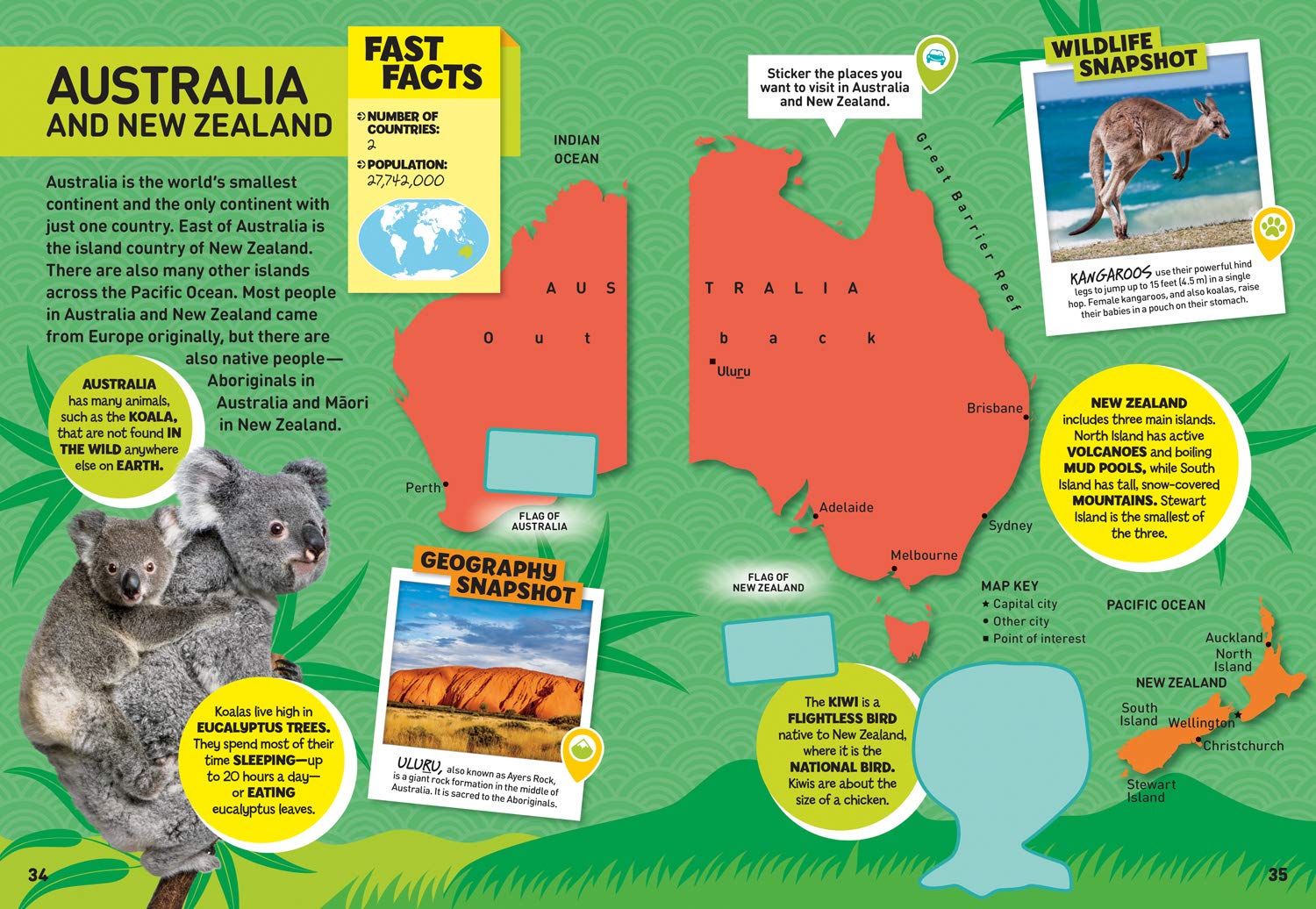 World Atlas Sticker Activity Book | - 1 | YEO