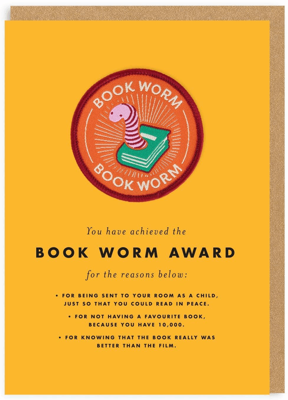 Felicitare - Book Worm Award | OHH Deer