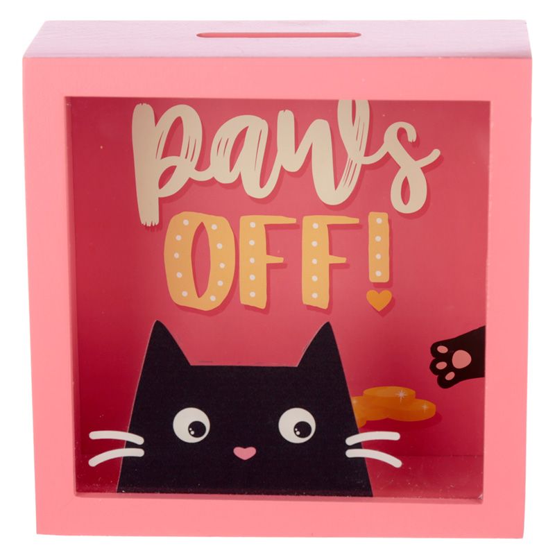 Pusculita - See Your Savings Money Box / Feline Fine Cat Design | Puckator