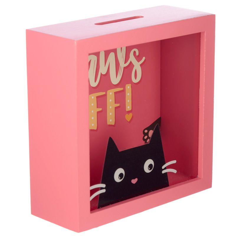 Pusculita - See Your Savings Money Box / Feline Fine Cat Design | Puckator - 2 | YEO