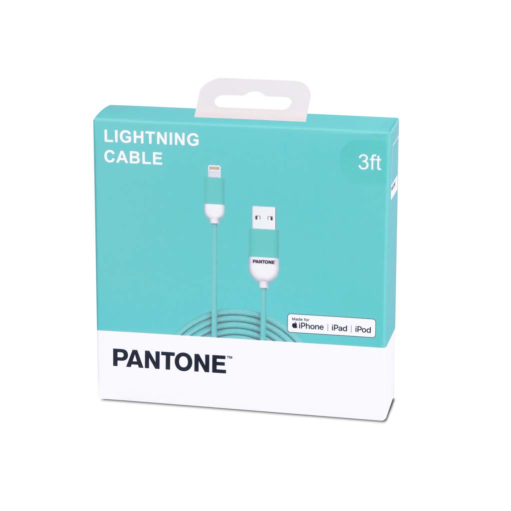 Cablu Lightning USB - Pantone - Turquoise | Balvi - 2 | YEO