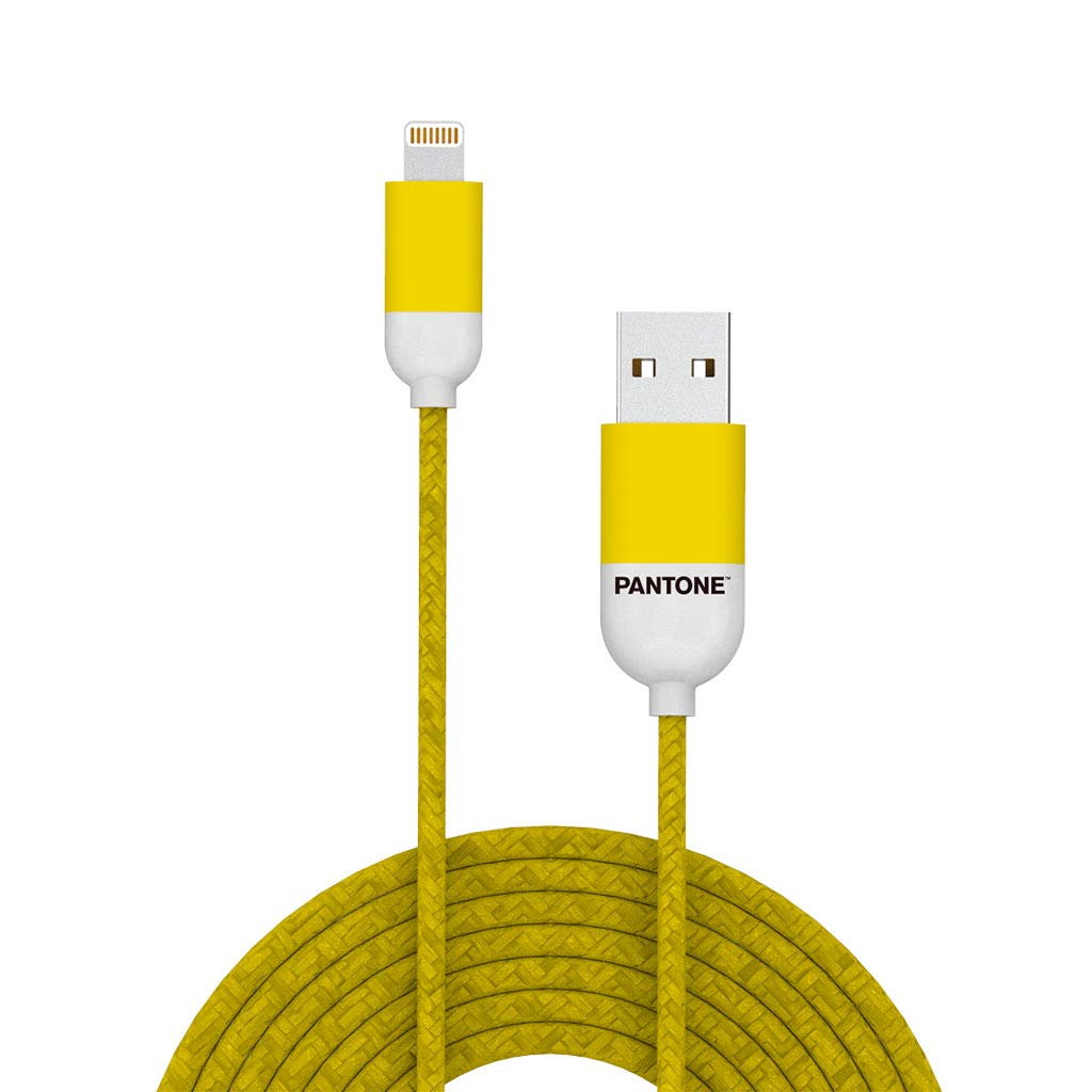 Cablu Lightning USB - Pantone - Yellow | Balvi