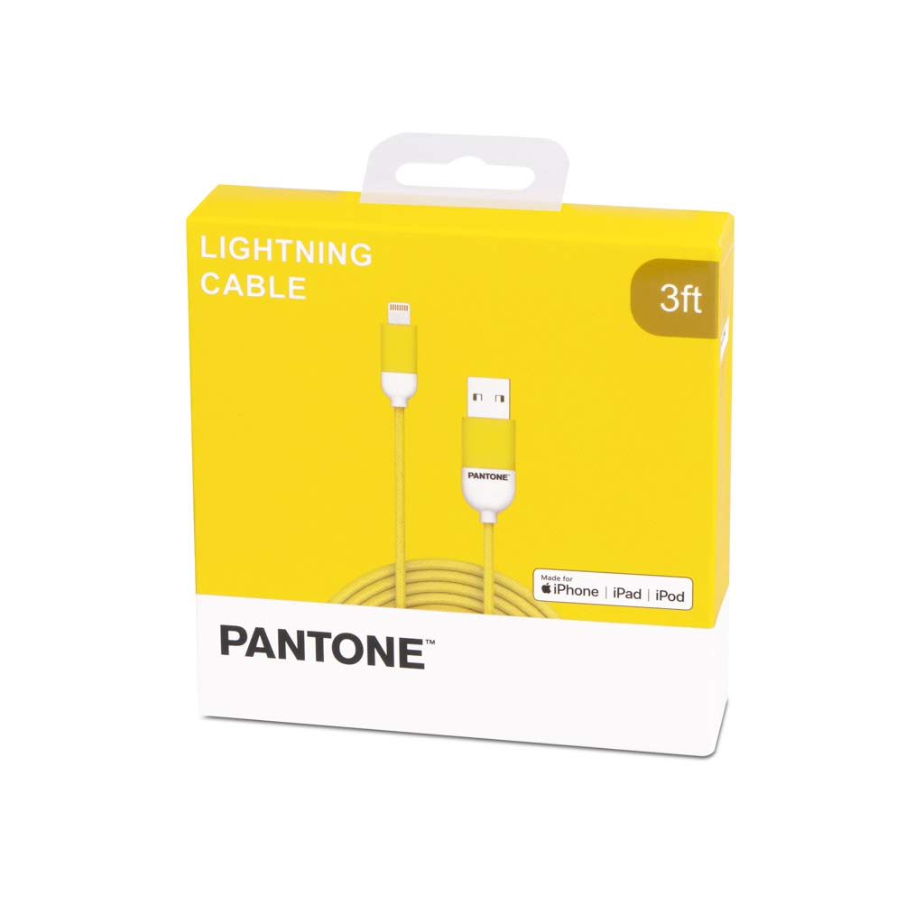 Cablu Lightning USB - Pantone - Yellow | Balvi - 1 | YEO