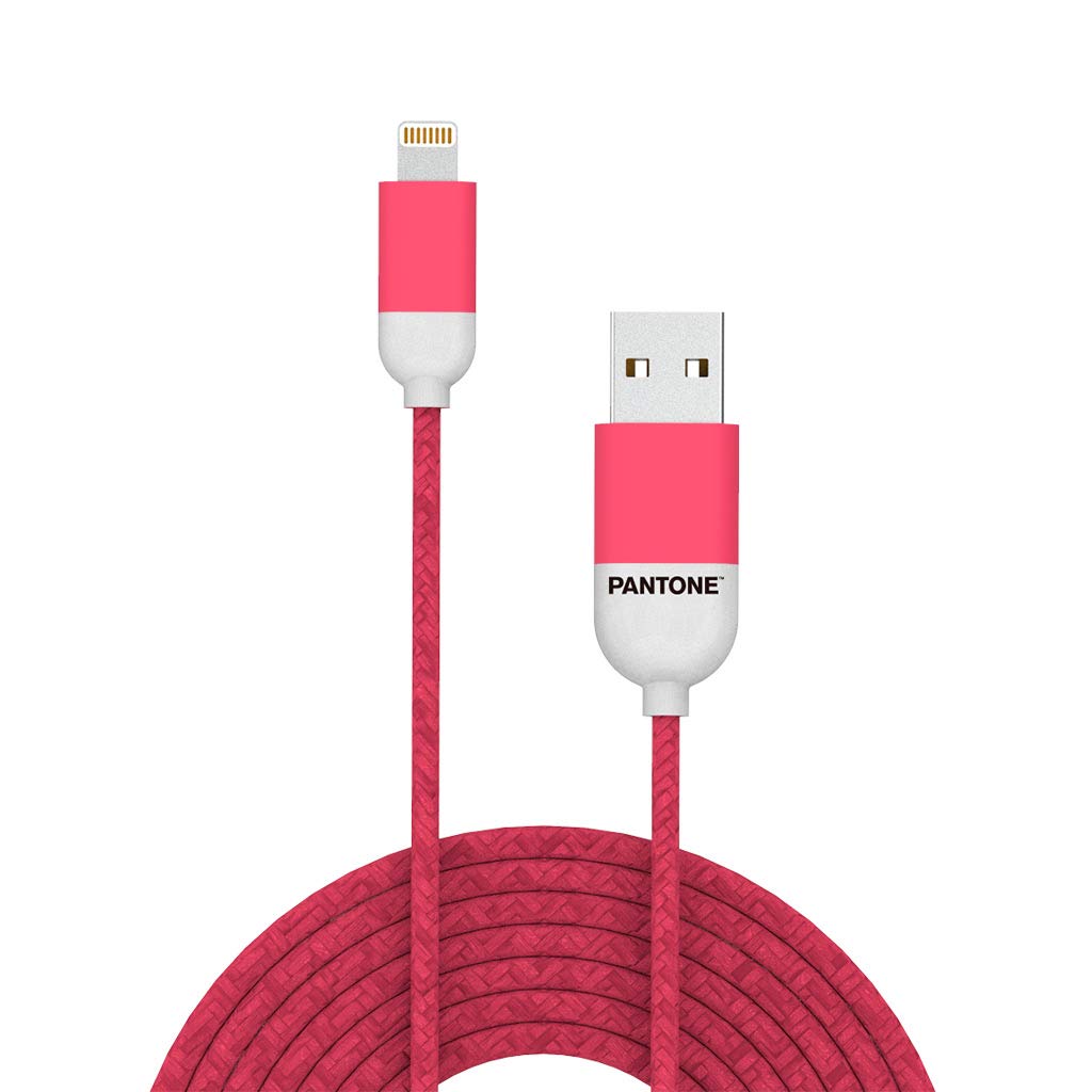 Cablu Lightning USB - Pantone - Pink | Balvi