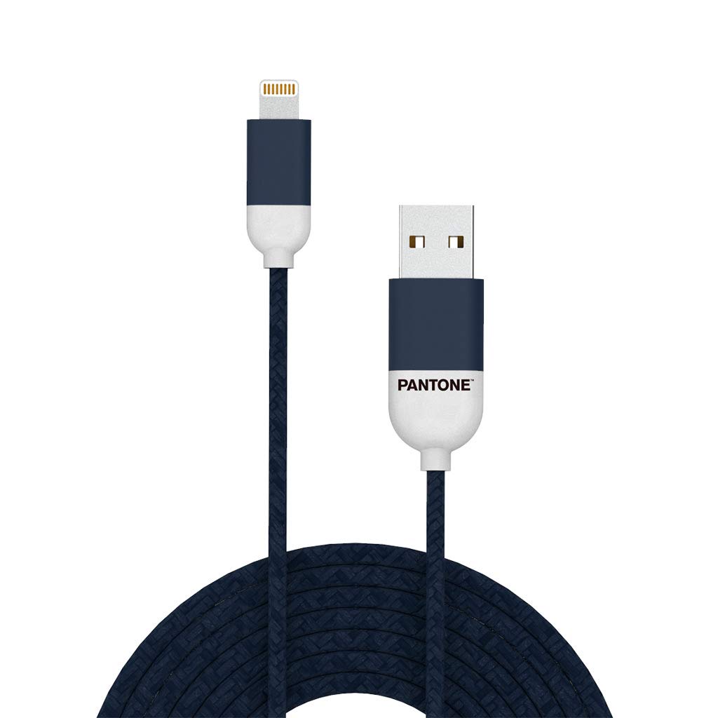 Cablu Lightning USB - Pantone - Navy Blue | Balvi