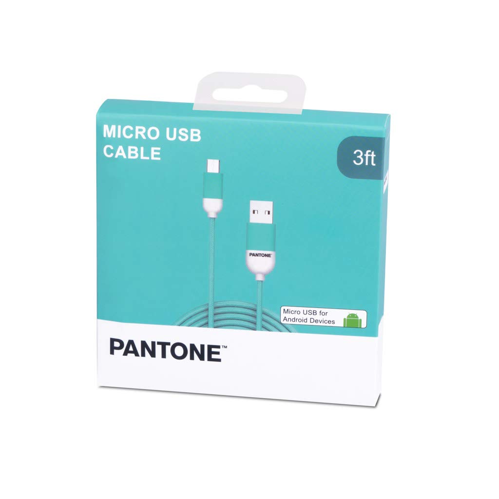 Cablu Micro USB - Pantone - Turquoise | Balvi - 1 | YEO