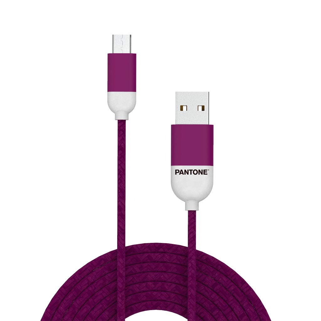 Cablu Micro USB - Pantone - Purple | Balvi