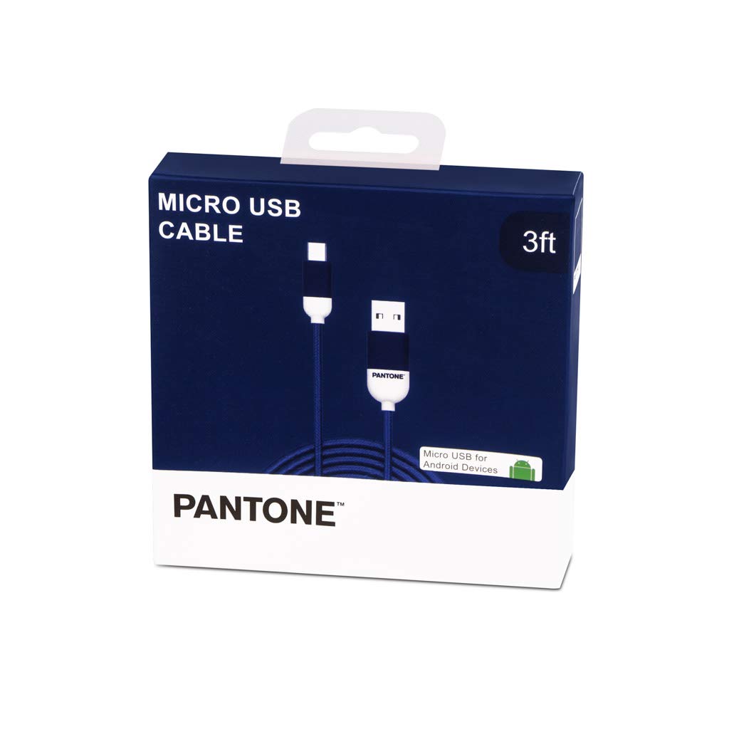 Cablu Micro USB - Pantone - Navy Blue | Balvi - 1 | YEO