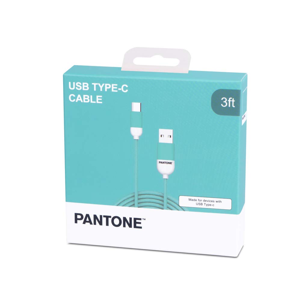 Cablu USB C - Pantone - Turquoise | Balvi - 1 | YEO