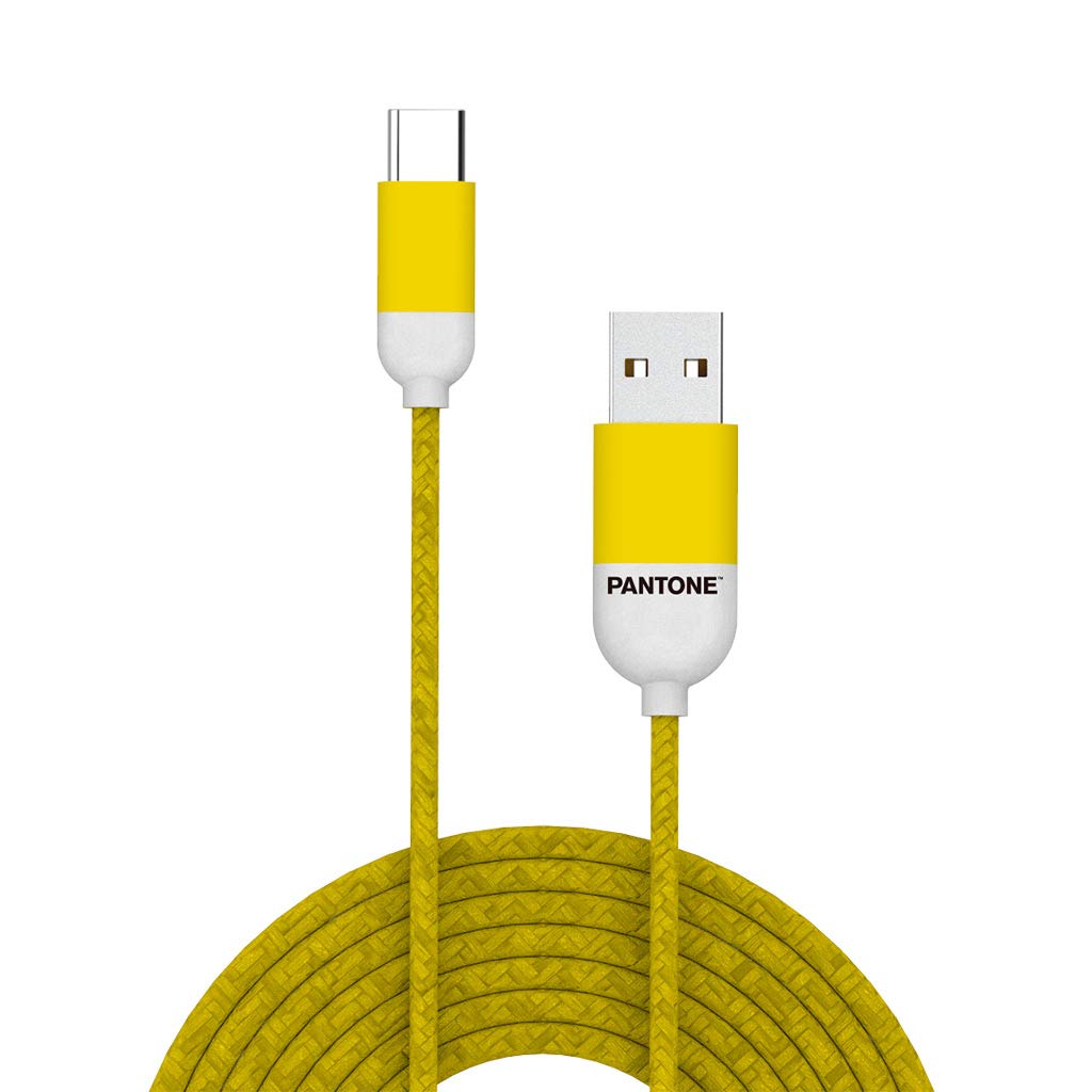 Cablu USB C - Pantone - Yellow | Balvi