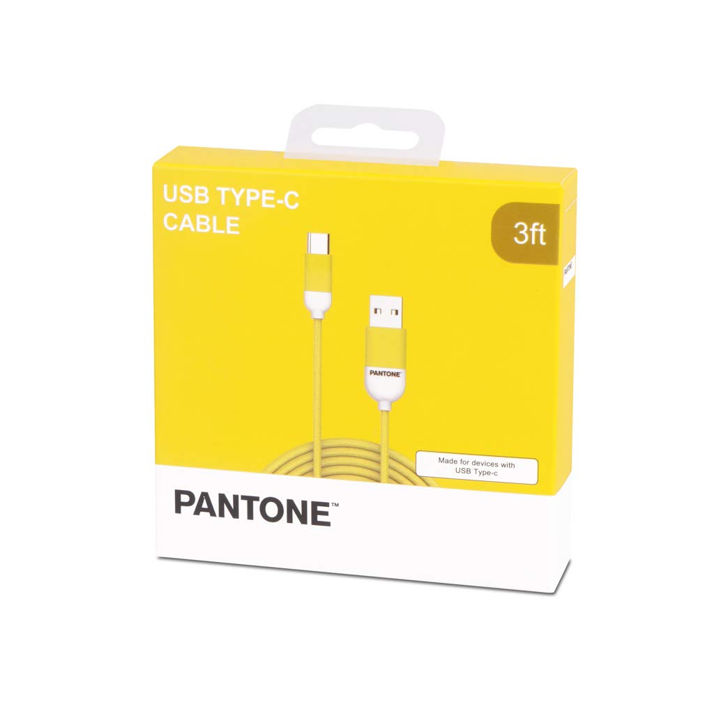 Cablu USB C - Pantone - Yellow | Balvi - 2 | YEO