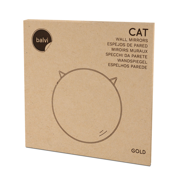 Oglinda de perete - Golden - Cat | Balvi - 3 | YEO