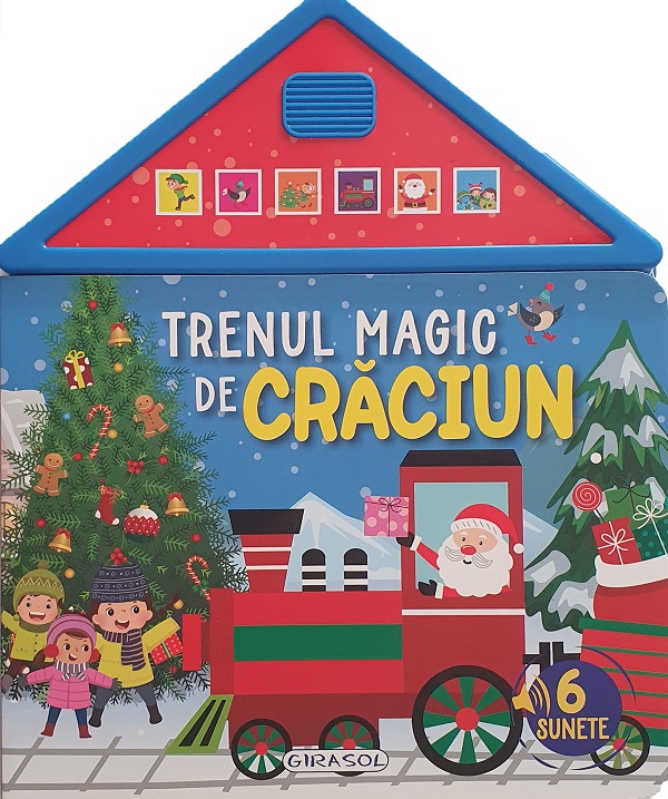 Carte cu sunete. Trenul magic de Craciun |