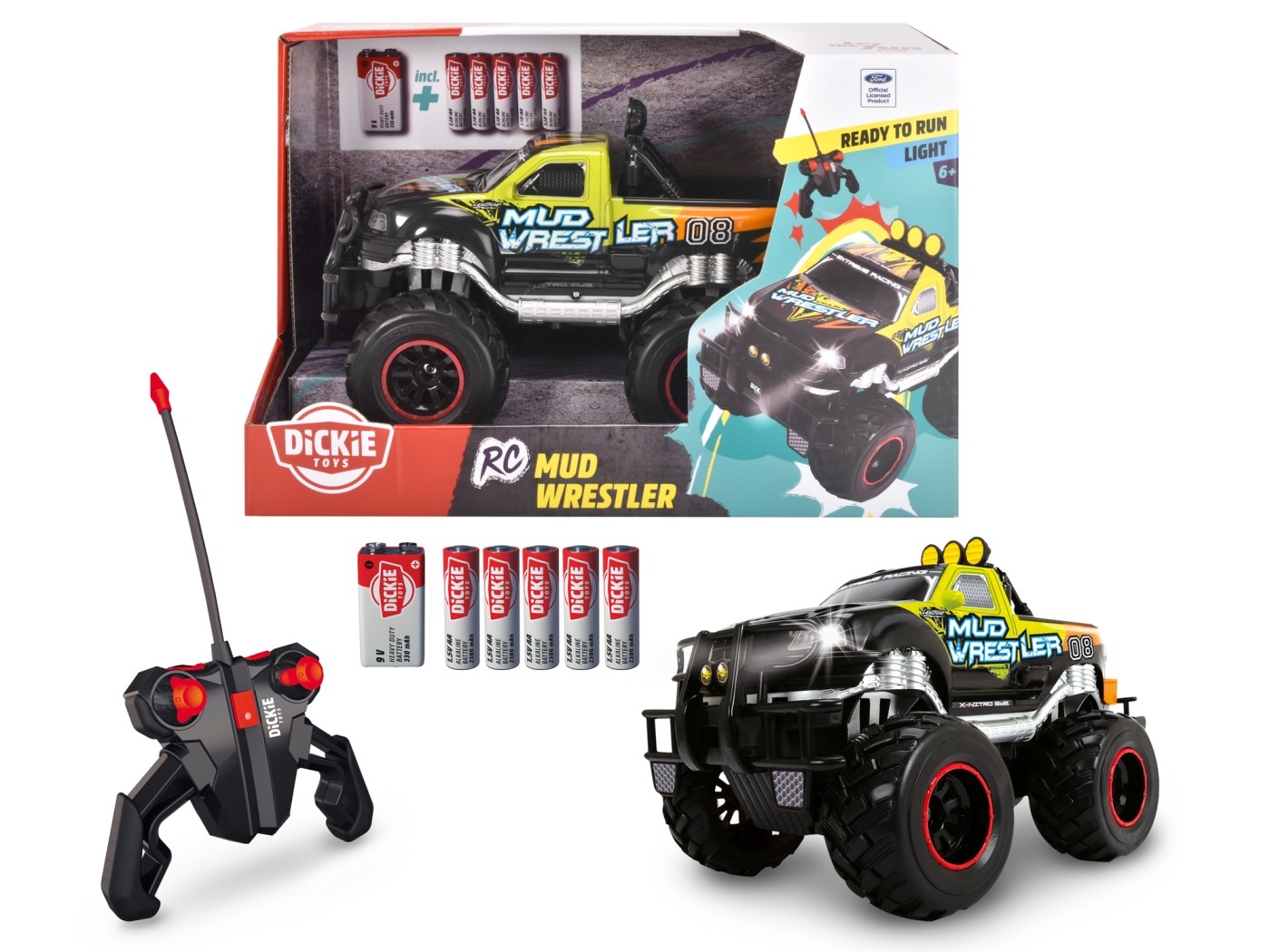 Masinuta cu radiocomanda - Mud Wrestler Ford F150 | Dickie Toys - 3 | YEO