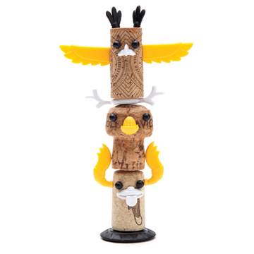 Obiect decorativ din dopuri de pluta - Corkers Totem | Monkey Business