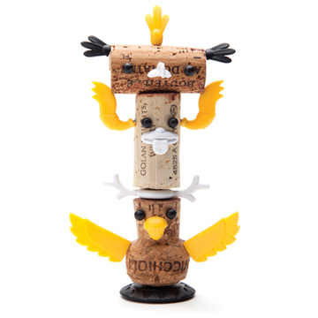 Obiect decorativ din dopuri de pluta - Corkers Totem | Monkey Business - 3 | YEO