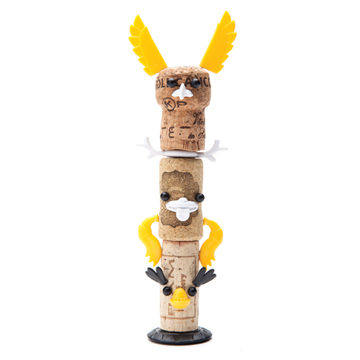 Obiect decorativ din dopuri de pluta - Corkers Totem | Monkey Business - 2 | YEO