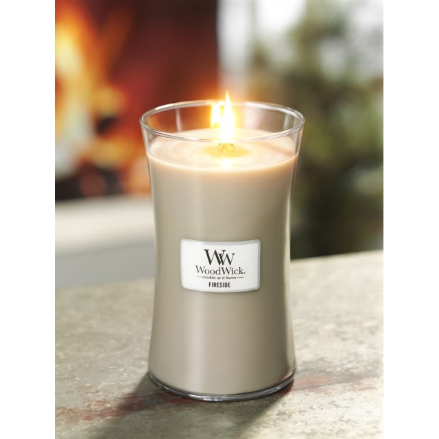 Lumanare parfumata - Large Jar - Fireside | WoodWick - 4 | YEO