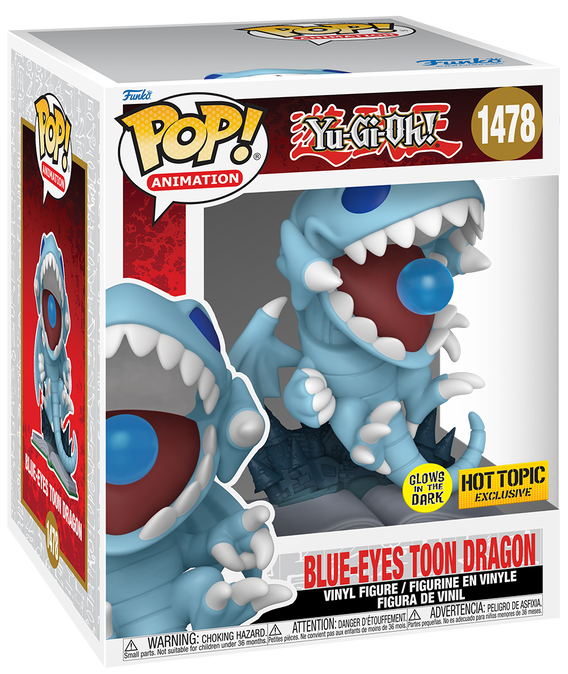 Figurina - Glow in the Dark - Yu-Gi-Oh - Blue Eyes Toon Dragon | Funko - 1 | YEO