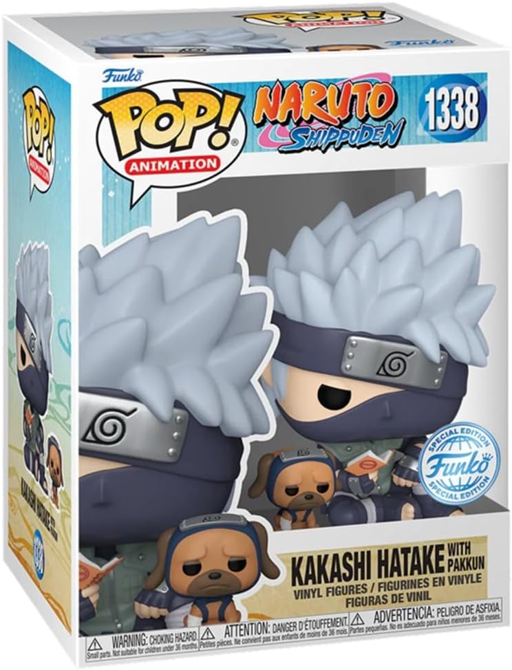 Figurina - Naruto Shippuden - Kakashi Hatake with Pakkun - Special edition | Funko