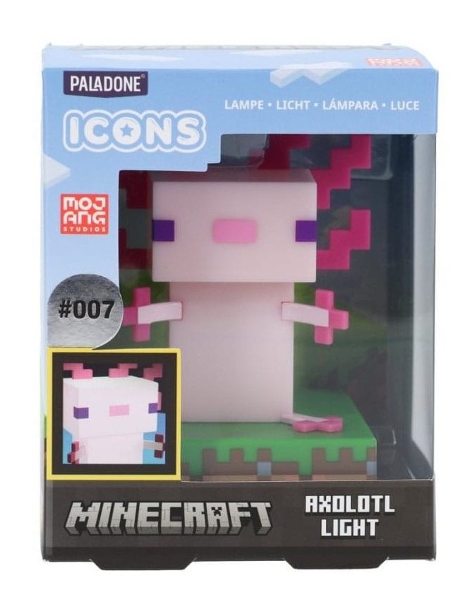 Lampa - Minecraft - Axolotl | Paladone