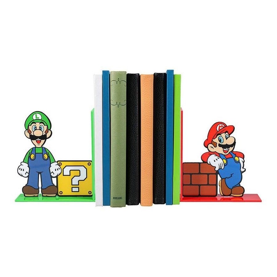 Set 2 suporturi laterale pentru carti - Super Mario