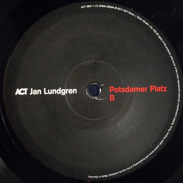 Potsdamer Platz - Vinyl | Jan Lundgren - 1 | YEO